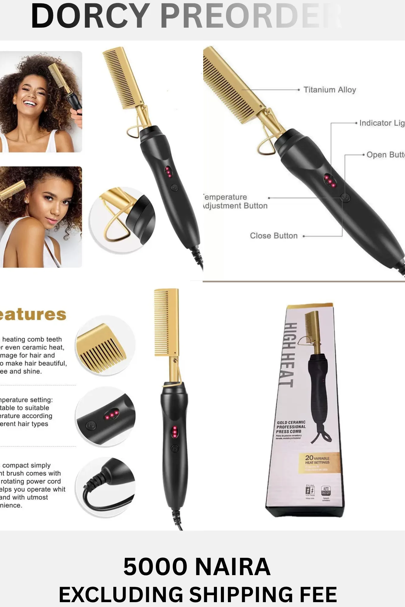Hot comb