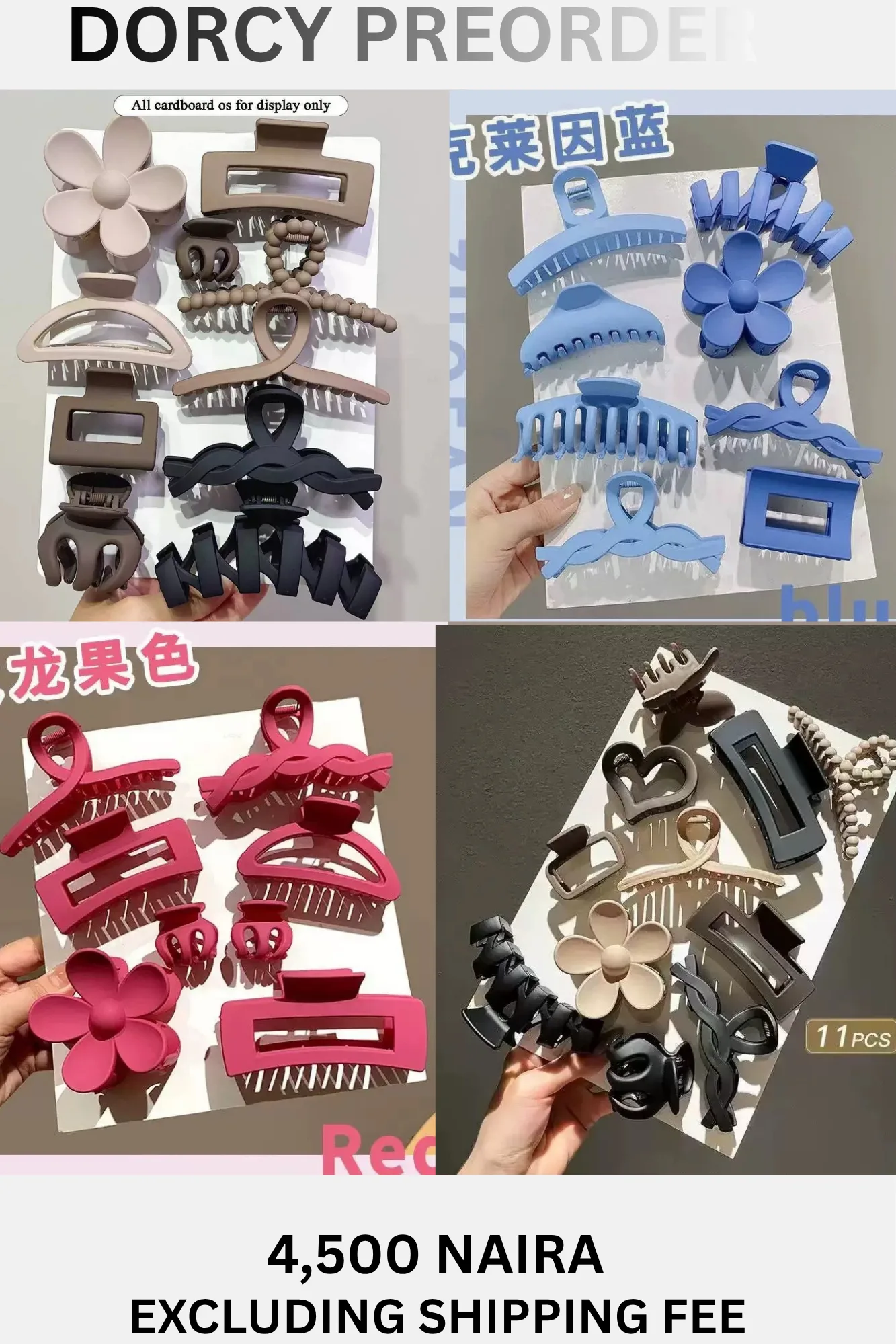Hair Clips set