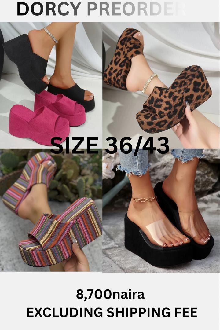High sole female shoe