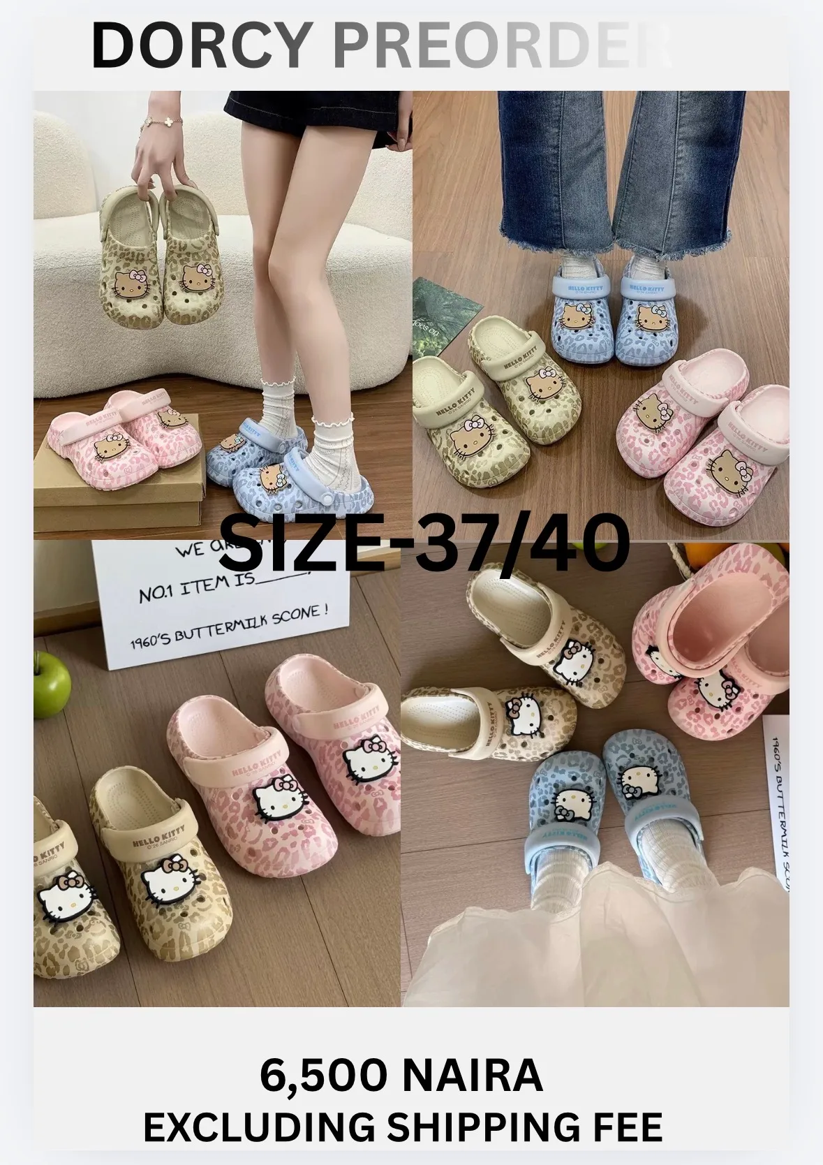 Hello kitty crocs