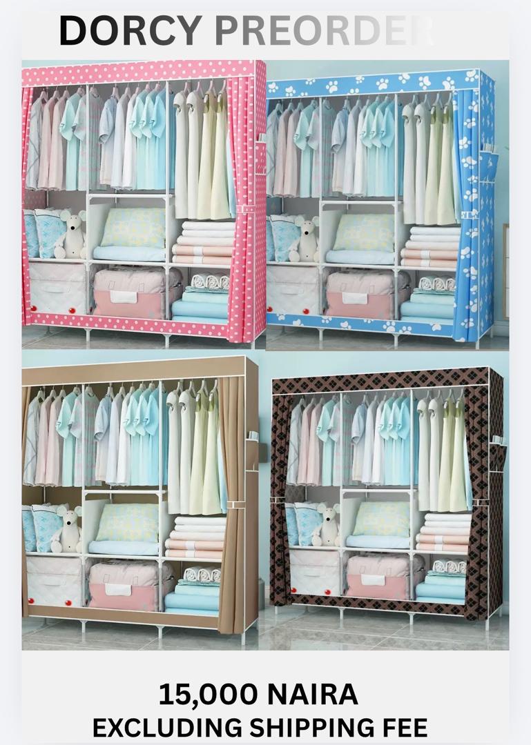 Large Fabric Wardrobe